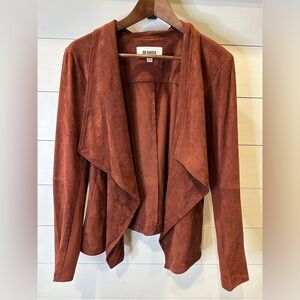 BB Dakota Wade Drape Women's Rust Jacket- size XXL